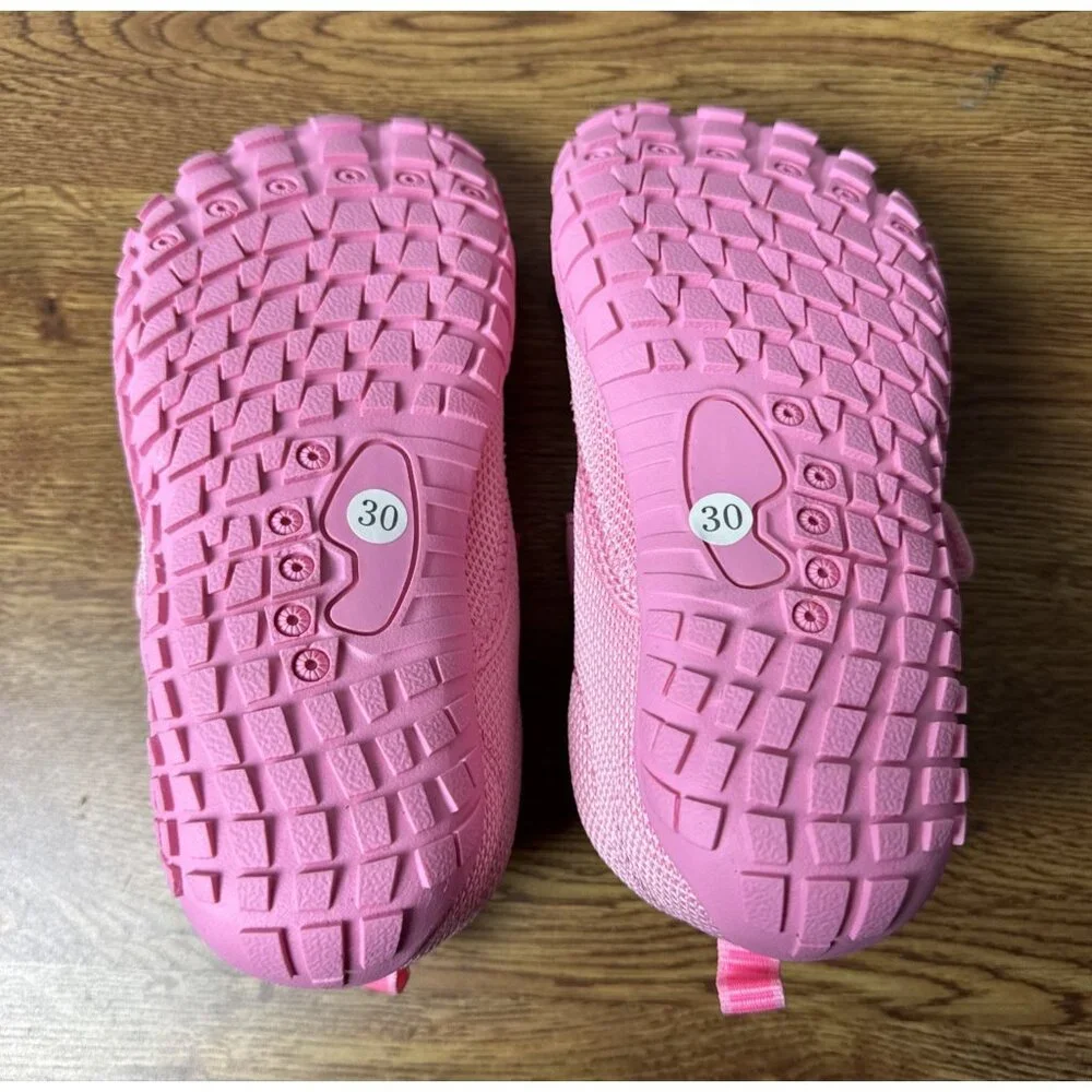 KUBUA Kids Barefoot Shoes Girls Minimalist Sneakers Naturally Splay Shoe Size 12